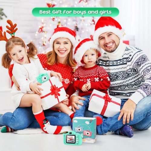  [아마존베스트]Aimego Kids Camera for Boys Girls Toddler - Mini Digital Camera Toys for 3 4 5 6 7 8 Year Old Children - Anti-Drop 20.0MP Selfie Dual Video Camcorder - 2.0 Inches Screen + SD Card 32GB