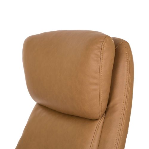  Aingoo Glitzhome Adjustable High-Back Office Chair Executive Swivel Chair PU Leather, Camel