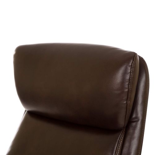  Aingoo Glitzhome Adjustable High-Back Office Chair Executive Swivel Chair PU Leather, Camel