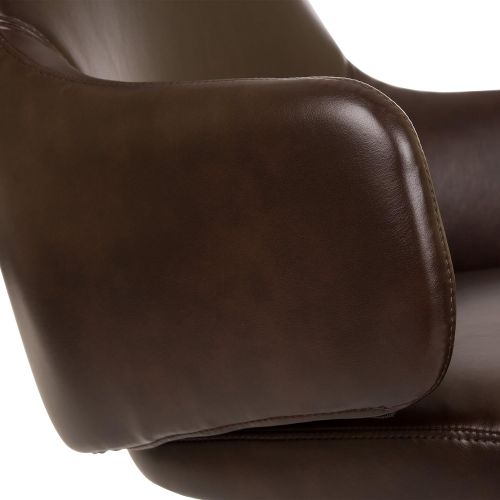  Aingoo Glitzhome Adjustable High-Back Office Chair Executive Swivel Chair PU Leather, Camel