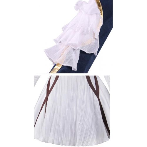  Ainiel Womens Costume Cosplay Anime Uniform Suit Dress Outfit Dark Blue White