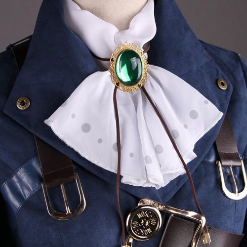  Ainiel Womens Costume Cosplay Anime Uniform Suit Dress Outfit Dark Blue White