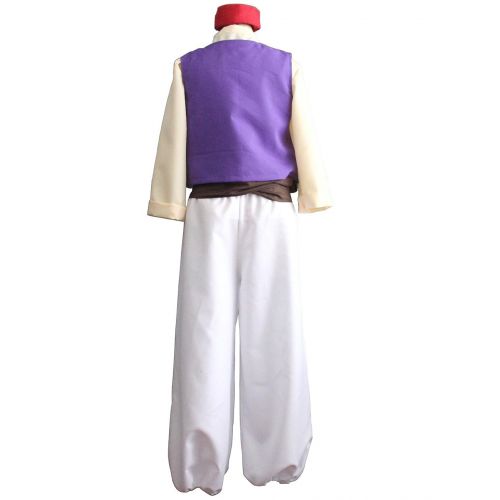  Ainiel Men’s Arabian Prince Costume Aladdin Street Rat Suits