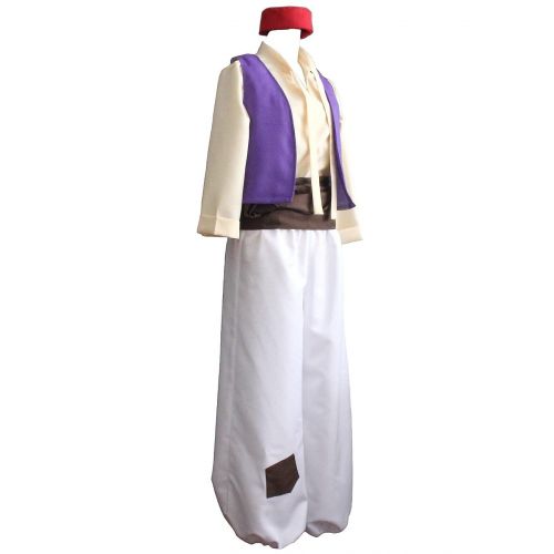  Ainiel Men’s Arabian Prince Costume Aladdin Street Rat Suits