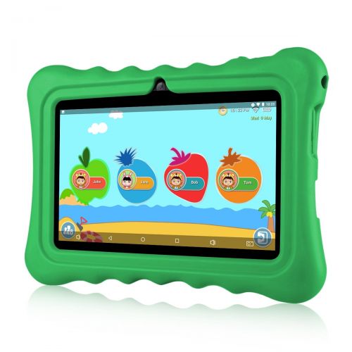  Ainol Q88 Android Kids Tablet PC, 7 Display 1G RAM 8 GB ROM Light Weight Portable Kid-Proof Shock-Proof Silicone Case Kickstand Available With Dual Camera WIFI For Kids Education E