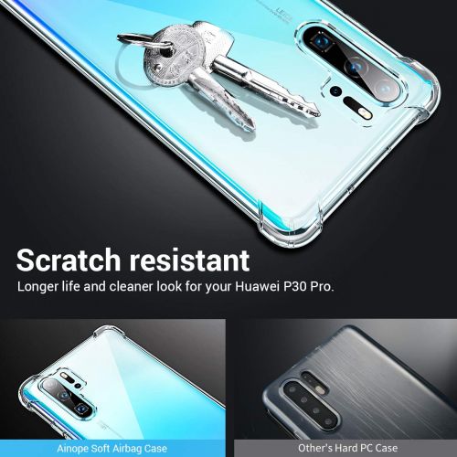  [아마존 핫딜]  [아마존핫딜]Ainope AINOPE Kompatibel Huawei P30 Pro Huelle, Huelle fuer Huawei P30 Pro Transparent Huelle TPU case Silikon Handyhuelle Huawei P30 Pro 6.47 (Crystal Clear) (2019)