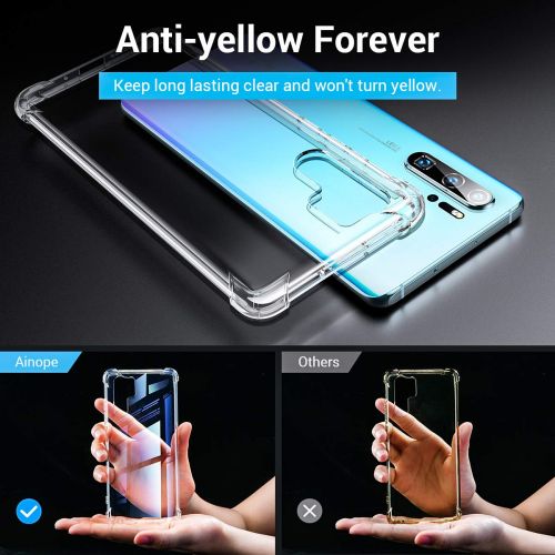  [아마존 핫딜]  [아마존핫딜]Ainope AINOPE Kompatibel Huawei P30 Pro Huelle, Huelle fuer Huawei P30 Pro Transparent Huelle TPU case Silikon Handyhuelle Huawei P30 Pro 6.47 (Crystal Clear) (2019)