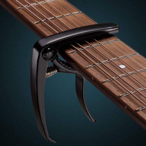  [아마존베스트]Aipasi tech Guitar Accessories Set 9 Pieces Guitar Tool Kit Including Guitar Capo, Tuner, String Winder, Guitar Picks, Guitar Bones Pick Holder for acoustic electric guitar player