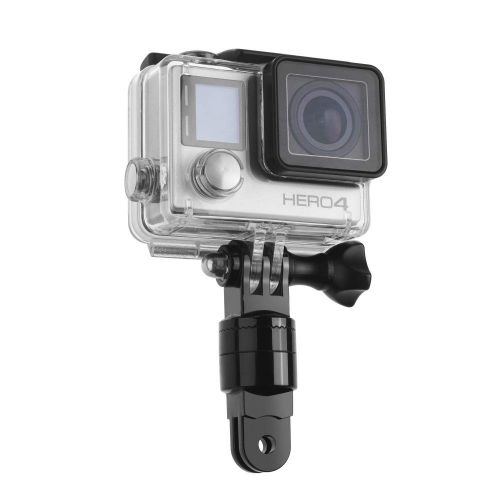  AiqOne 360 Grad stufenweise rotierender Adapter kompatibel mit GoPro Actioncam