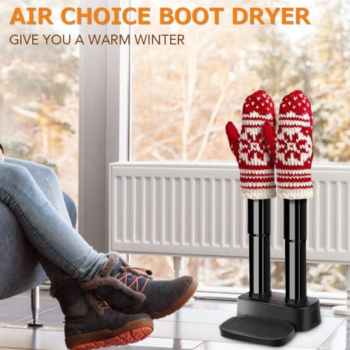  [아마존 핫딜] Air Choice Boot Dryer-Electric 2 Shoe Dryer with Heat Blower for Quick Drying, Portable Shoe and Boot Dryer W/Adjustable Angle Detachable Tubes, Space Saving & Super Quiet Boot Warmer for Sho
