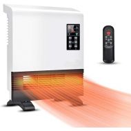 Air Choice Electric Heater - 1500W Space Heater, Wall Mounted Room Heater with Standing Base, Energy Saving, Timer, 3 Modes, Quick Heat Electric Space Heater, Wall Heater for Basement, Bedroo