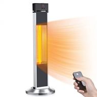 Patio Heater - Air Choice 1500W Electric Heater/ Outdoor Heater with 3S Quick Heating/ Safe Infrared Heater with 3 Modes/ Super Quiet Room Heater/ Garage Heater for Large Space/ Be