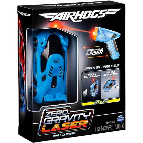 에어혹스 Air Hogs, Zero Gravity Laser, Laser-Guided Real Wall Climbing Race Car, Blue