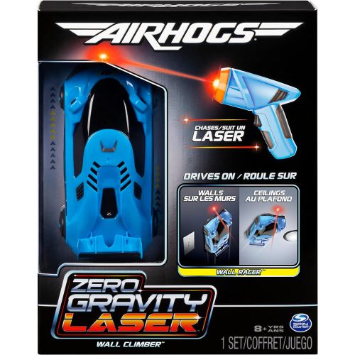 에어혹스 Air Hogs, Zero Gravity Laser, Laser-Guided Real Wall Climbing Race Car, Blue
