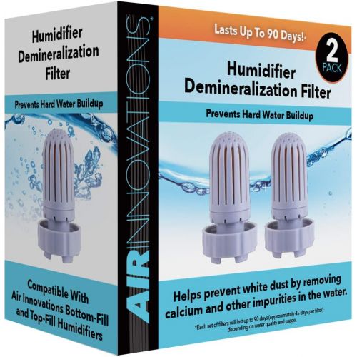  Visit the Air Innovations Store Air Innovations HUMIDIF Humidifier Demineralization Filters-Set of 2, Black