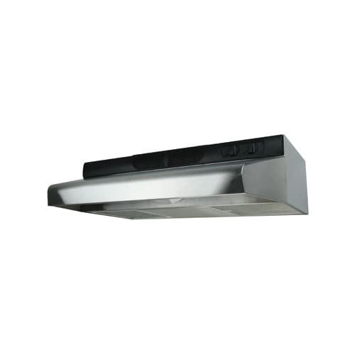 Air King ESDQ1248 Energy Star Qualified 24-Inch Under Cabinet Range Hood with 2-Speed Blower and 270-CFM, Stainless Steel Finish