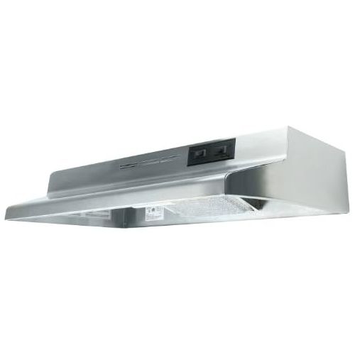  Air King Quiet Zone Stainless Steel 30 Wide 2 Speed Under Cabinet Range Hood California Title 24 Acceptable