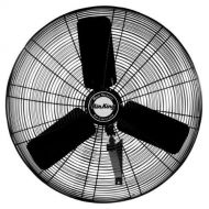 Air King 9030 30-Inch 1/4-Horsepower Industrial Grade Wall Mount Fan with 7,400-CFM, Black Finish