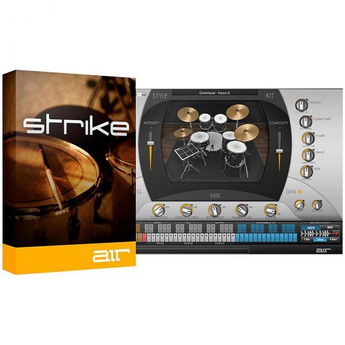 Air Music Tech},description:Strike is a dynamic drum and arranger instrument that features a world-class sample library and a hyper-realistic performance engine. Strike puts you in