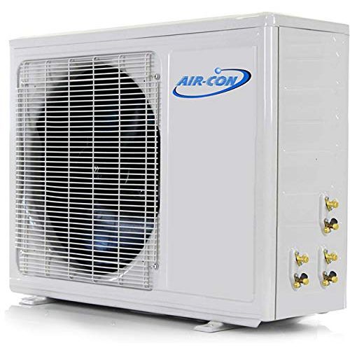  Air-Con Int. Multi Zone Mini Split Ductless Air Conditioner  Tri Zone 9000 + 12000 + 18000 - Whisper Quiet High Efficiency - 3 Zone Pre-Charged Inverter Compressor - Premium Quality - USA Part