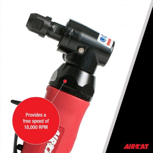  [아마존베스트]AirCAT 6280 .75 HP Composite Angle Die Grinder w/Spindle Lock 18,000 RPM