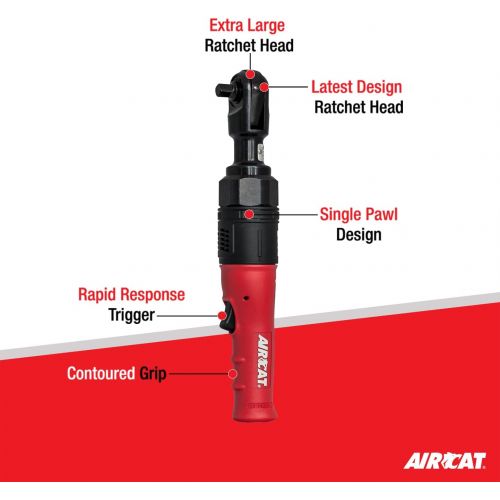  [아마존베스트]AirCAT 805-HT-5 1/2 High Torque Ratchet 130 ft-lbs 180 RPM