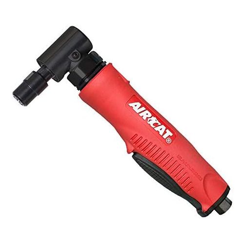  AirCat AIRCAT 6265 1 hp Composite Angle Die Grinder comes with a 2 & 3 Back-up Pads, Small, Red & Black