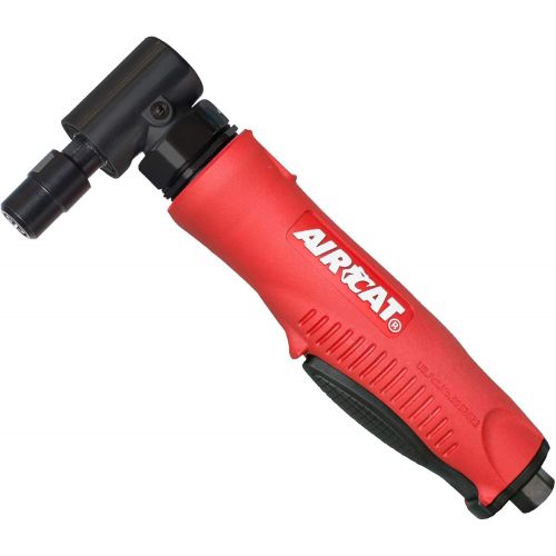  AirCat AIRCAT 6265 1 hp Composite Angle Die Grinder comes with a 2 & 3 Back-up Pads, Small, Red & Black