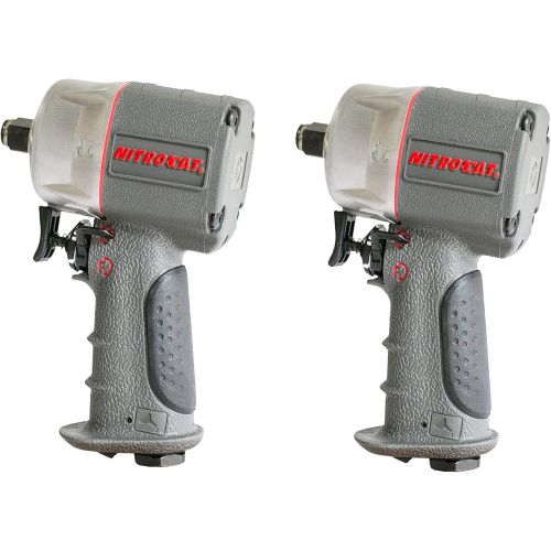  AirCat AIRCAT 1056-XL Kevlar Composite Compact Impact Wrench, 12, Silver & Grey