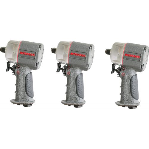  AirCat AIRCAT 1056-XL Kevlar Composite Compact Impact Wrench, 12, Silver & Grey