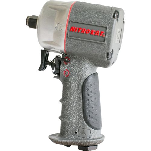  AirCat AIRCAT 1056-XL Kevlar Composite Compact Impact Wrench, 12, Silver & Grey