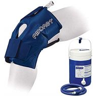 Aircast Cryo Cuff Cold Therapy Knee Solution - Blue - Large, Non Motorized, Gravity-fed System, 1count