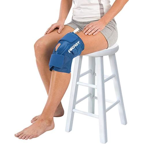  Aircast Cryo Cuff Cold Therapy Knee Solution - Blue - Large, Non Motorized, Gravity-fed System, 1count