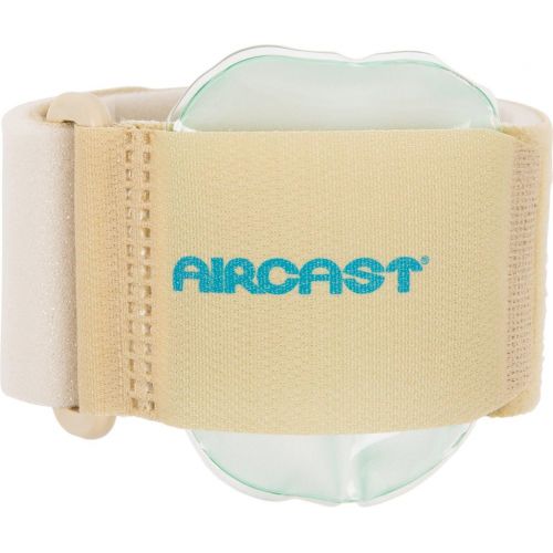  Aircast Pneumatic Armband: Tennis/Golfers Elbow Support Strap, Beige