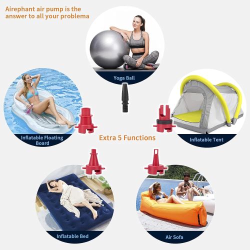  Airephant Paddle Board Pump Sup Air Pump, Electric Pump for Paddle Board, Sup Electric Pump Inflatable Sup Electric Pump Sup Electric Air Pump Electric Pump