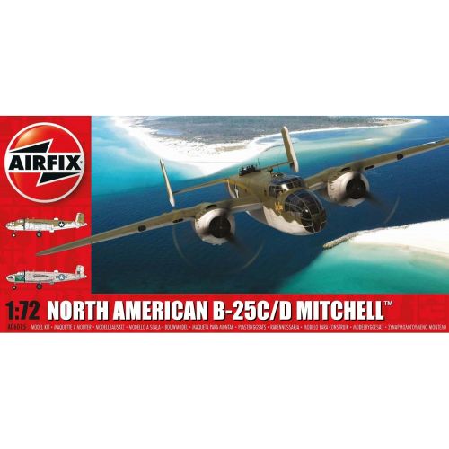  Airfix A06015 North American B-25C B-25D Mitchell 1:72 Scale Plastic Model Kit