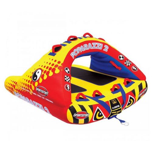  Airhead Poparazzi 2 Double Rider Wing-Shaped Lake Boat Towable Tube | 53-1752