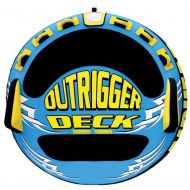 [아마존베스트]Kwik Tek Airhead Outrigger Inflatable Triple Rider Boat Lake Towable Deck Tube | AHOU-3