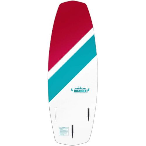  [아마존베스트]Airhead Charge Wakesurf Board, 1 Person, Red/Black