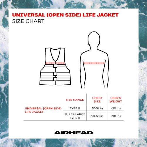  Airhead Nylon Youth PFD Open Side Life Jacket