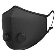 Airinum Urban Air Mask 1.0  Reusable & Adjustable Air Mask that Protects against Air Pollution, Smog, Allergens and Bacteria  Solid Black S