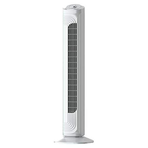  [아마존베스트]Airvention Tower Fan FZ09, 82 cm, Very Quiet, 90° Oscillating Fan, Floor Fan, 0.04 kWh, Energy Saving, 3 Speeds, Tower Fan, Cool Air in Bedroom and Home