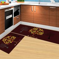 1 Pcs AiseBeau Comfort Flannel Kitchen Rug European Style Kitchen Floor Mat Non-Slip Kitchen Mat Soft Kitchen Runner Bedside Runner Entrance Runner Door Mat Mashine Washable 15.7X4