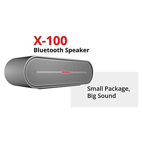  Aiwa - X-100 Bluetooth Speaker - Small Package, Big Sound