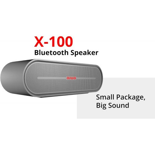  Aiwa - X-100 Bluetooth Speaker - Small Package, Big Sound