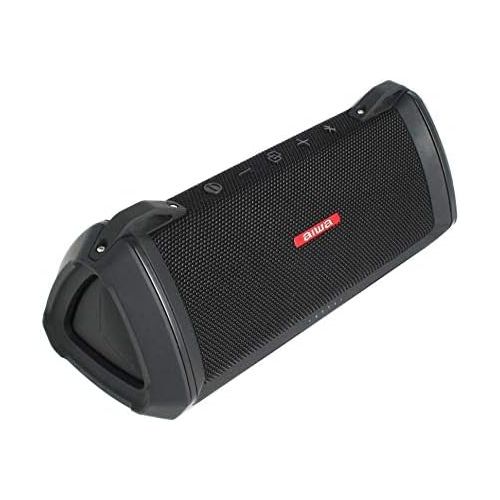  Aiwa Exos-3 Bluetooth Speaker (Black) - Water Resistant, Rugged - Serious Acoustic Performance