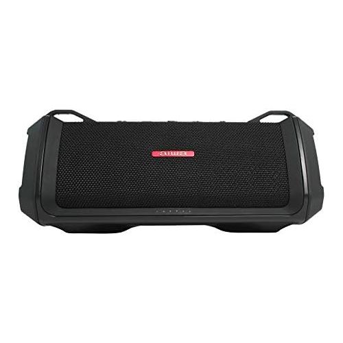  Aiwa Exos-3 Bluetooth Speaker (Black) - Water Resistant, Rugged - Serious Acoustic Performance