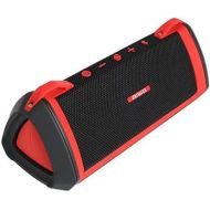 Aiwa Exos-3 Bluetooth Speaker (Red/Black) - Water Resistant, Rugged - Serious Acoustic Performance