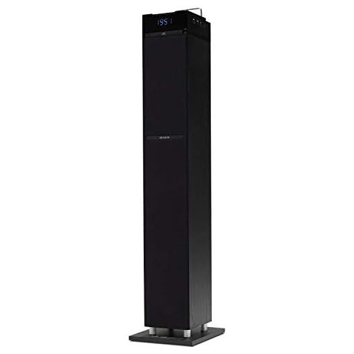  Aiwa TS 990CD Large Sound Tower with CD, Bluetooth, USB, SD and FM Radio, 120 W, Black