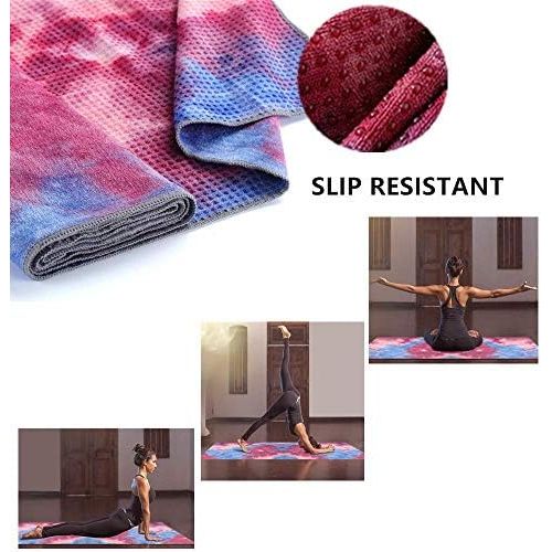  [아마존베스트]Avril Tian Yoga Towel Non Slip Super Soft Sweat Absorbing Hot Yoga Towel for Pilates, Gym and Workout